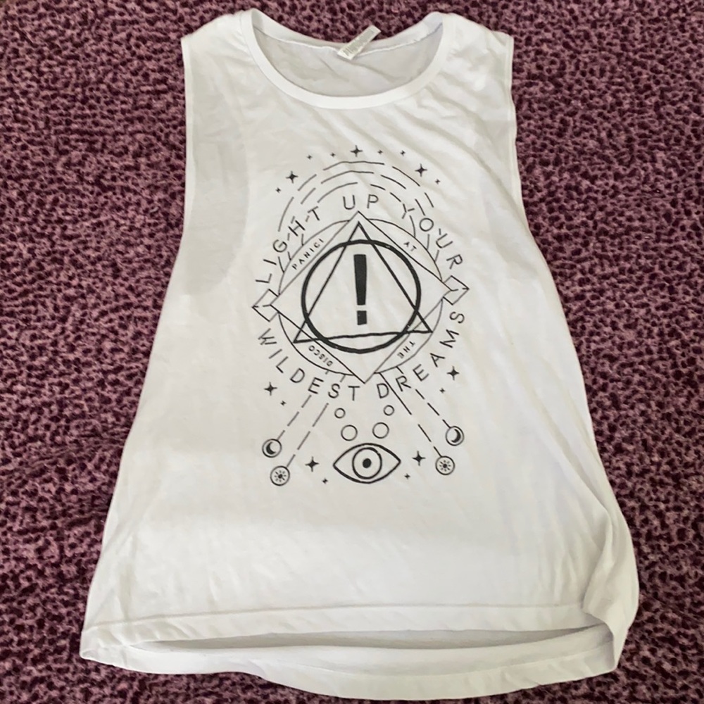 panic! at the disco 2019 tour tank top